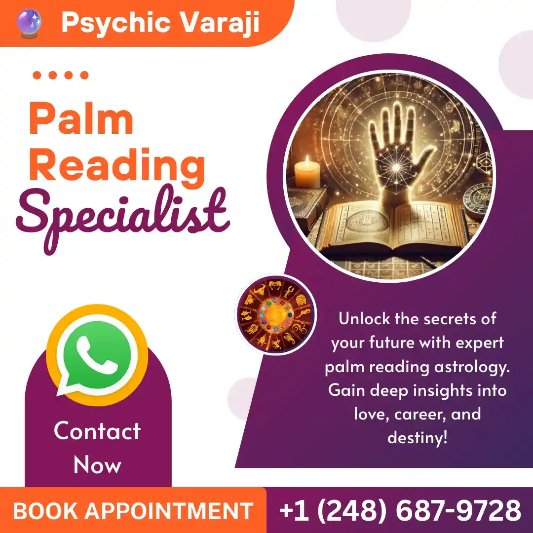 Certified Palm Reading Specialist in Detroit- Psychic Vara ji