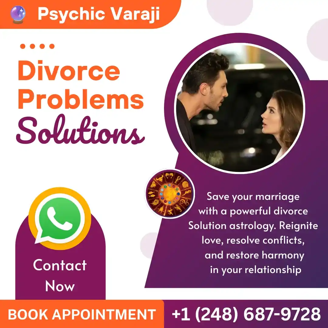 Certified Divorce Problem Solution Astrologer in Detroit - Psychic Vara ji