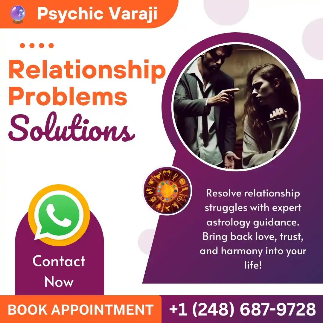 Certified Relationship Problem Solution Astrologer in Detroit - Psychic Vara Ji