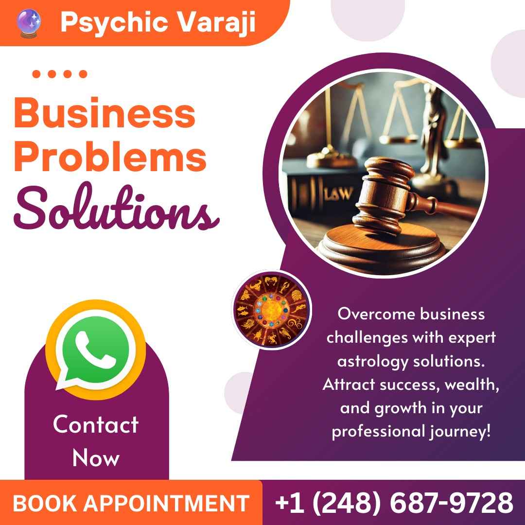 Certified Business problem solution astrologer in Detroit - Psychic Vara ji